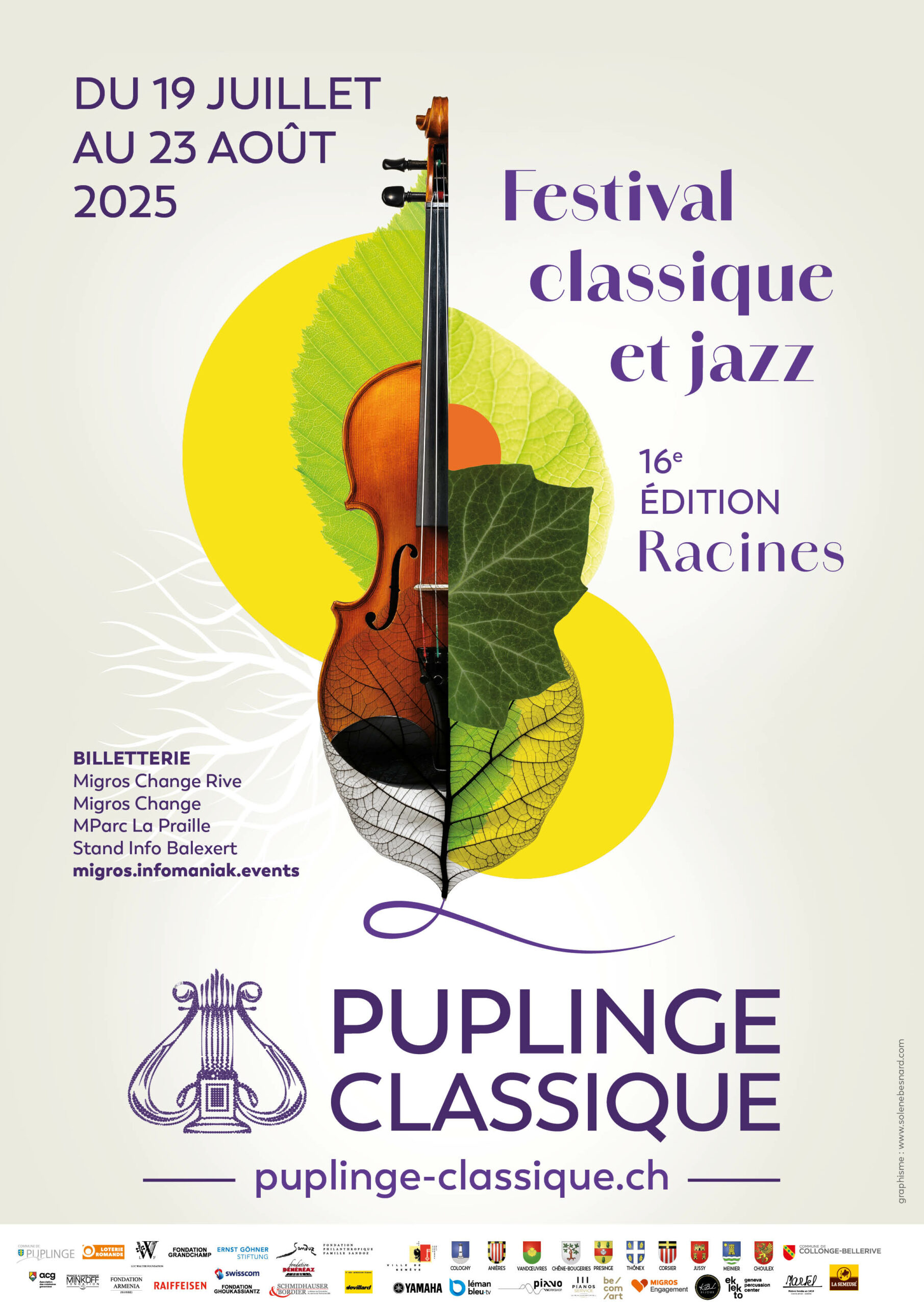 Affiche festival Puplinge Classique